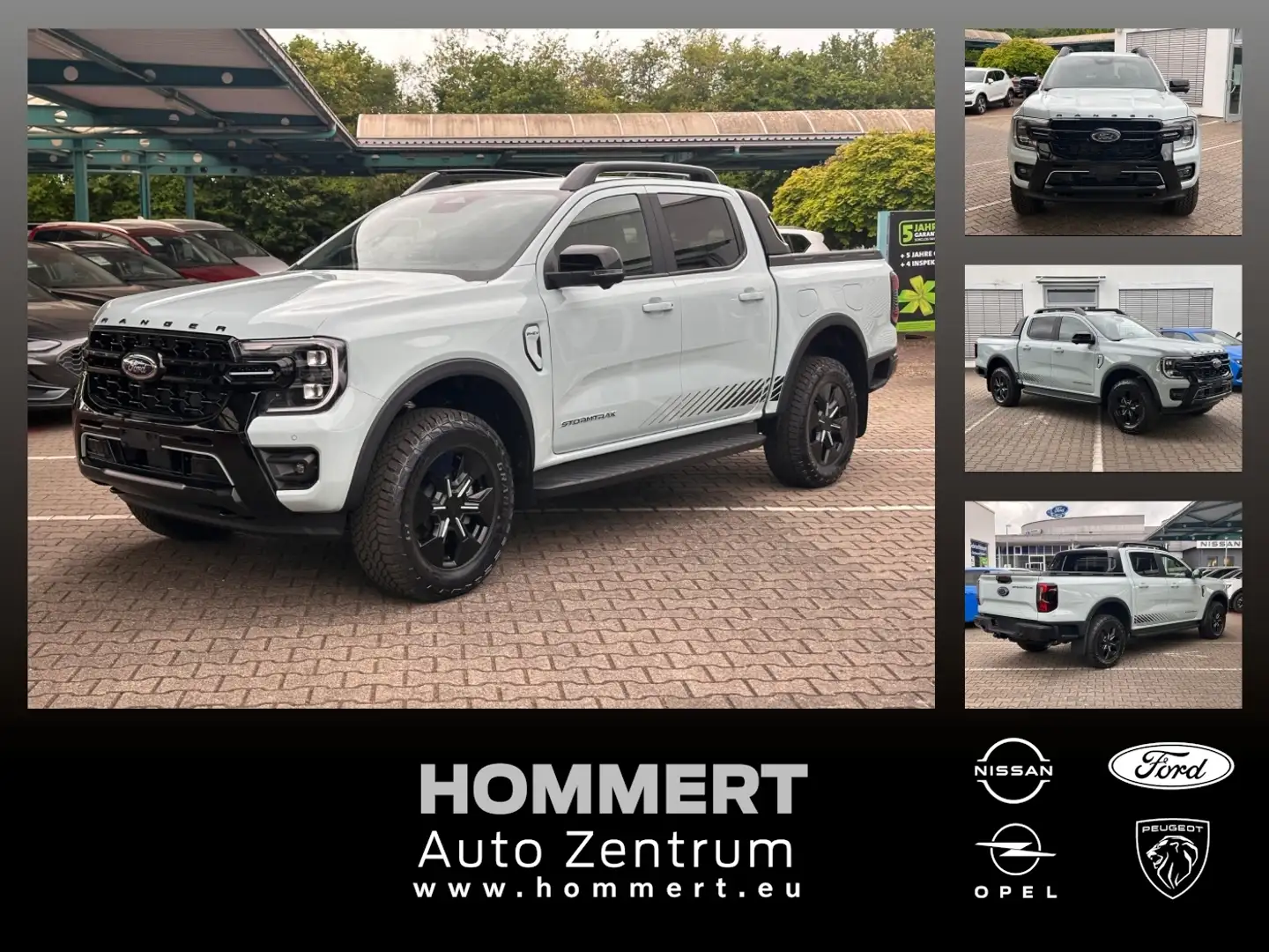 Ford Ranger Stormtrak 2.3 DoKa PHEV MATRIX-LED*360°*iACC Gris - 1