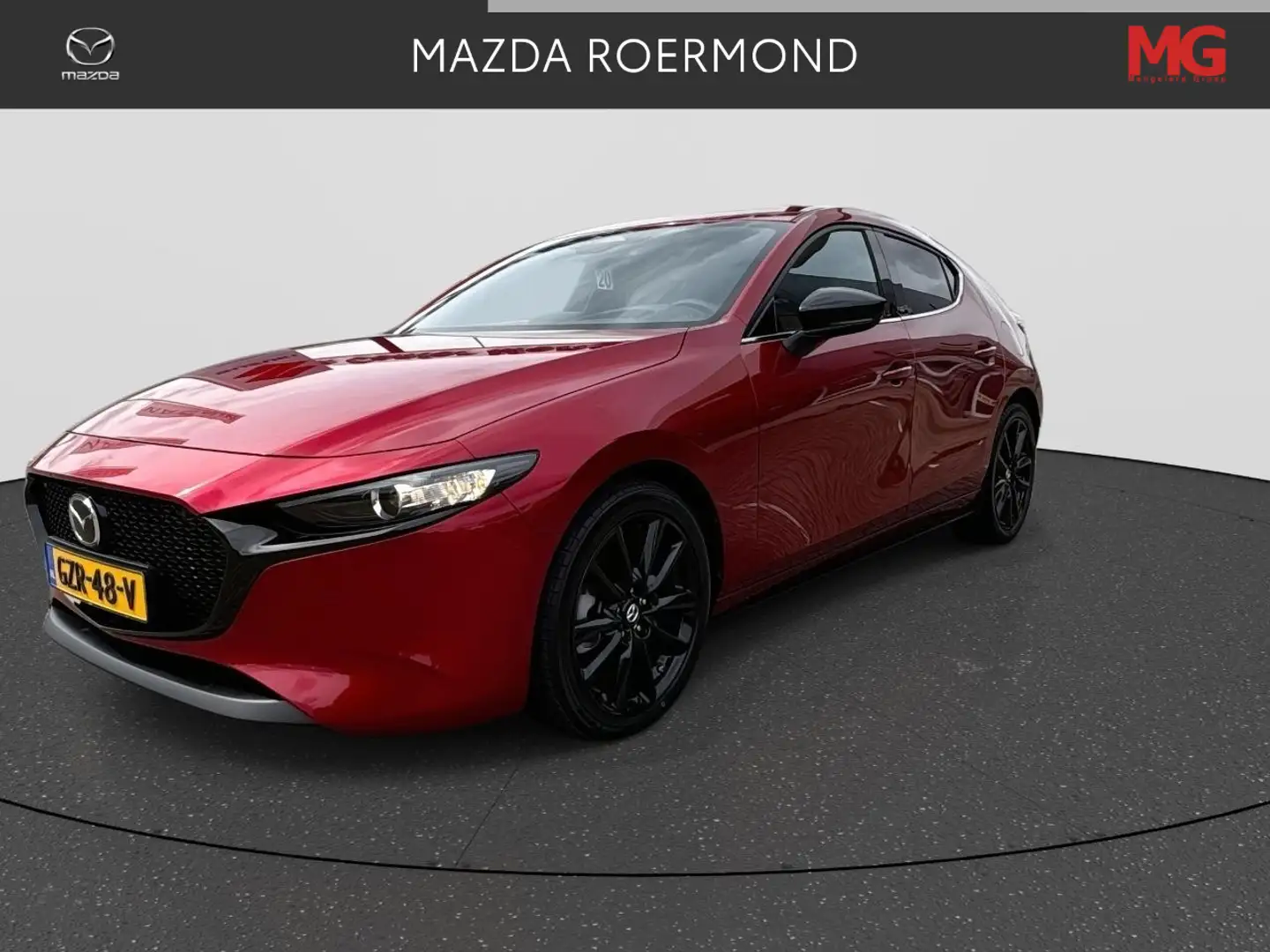 Mazda 3 2.5 e-SkyActiv-G M Hybrid 140 Homura Demo | Rijkla Rood - 1