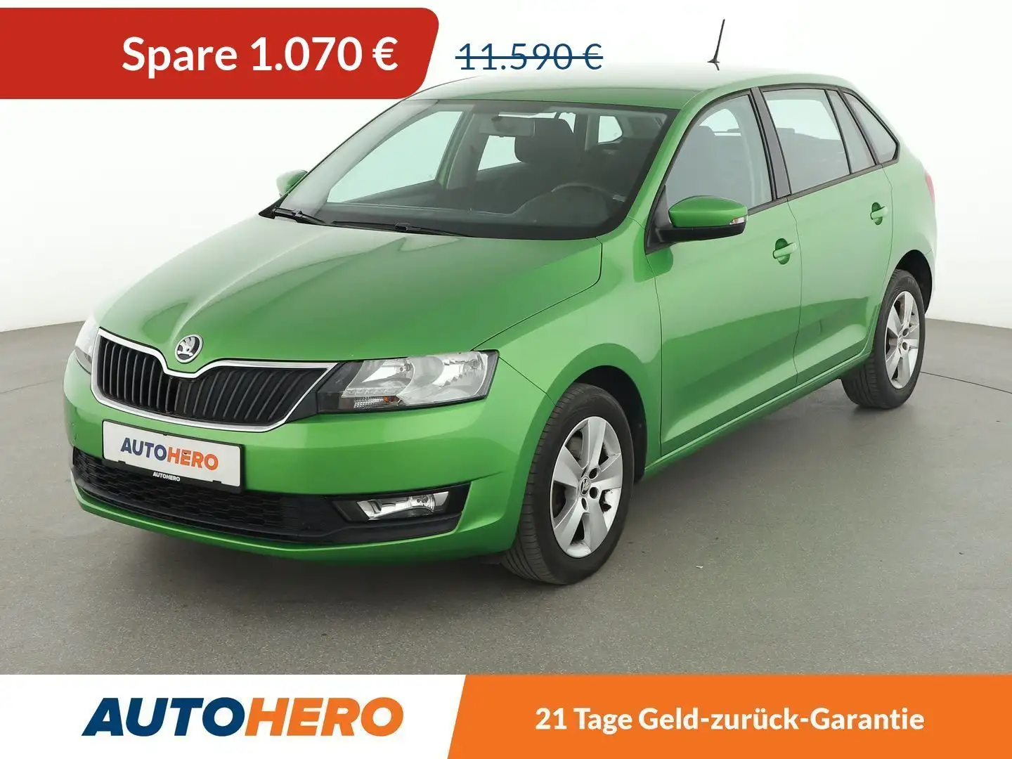 Skoda Rapid/Spaceback 1.0 TSI Ambition*PDC*SHZ*KLIMA* Verde - 1