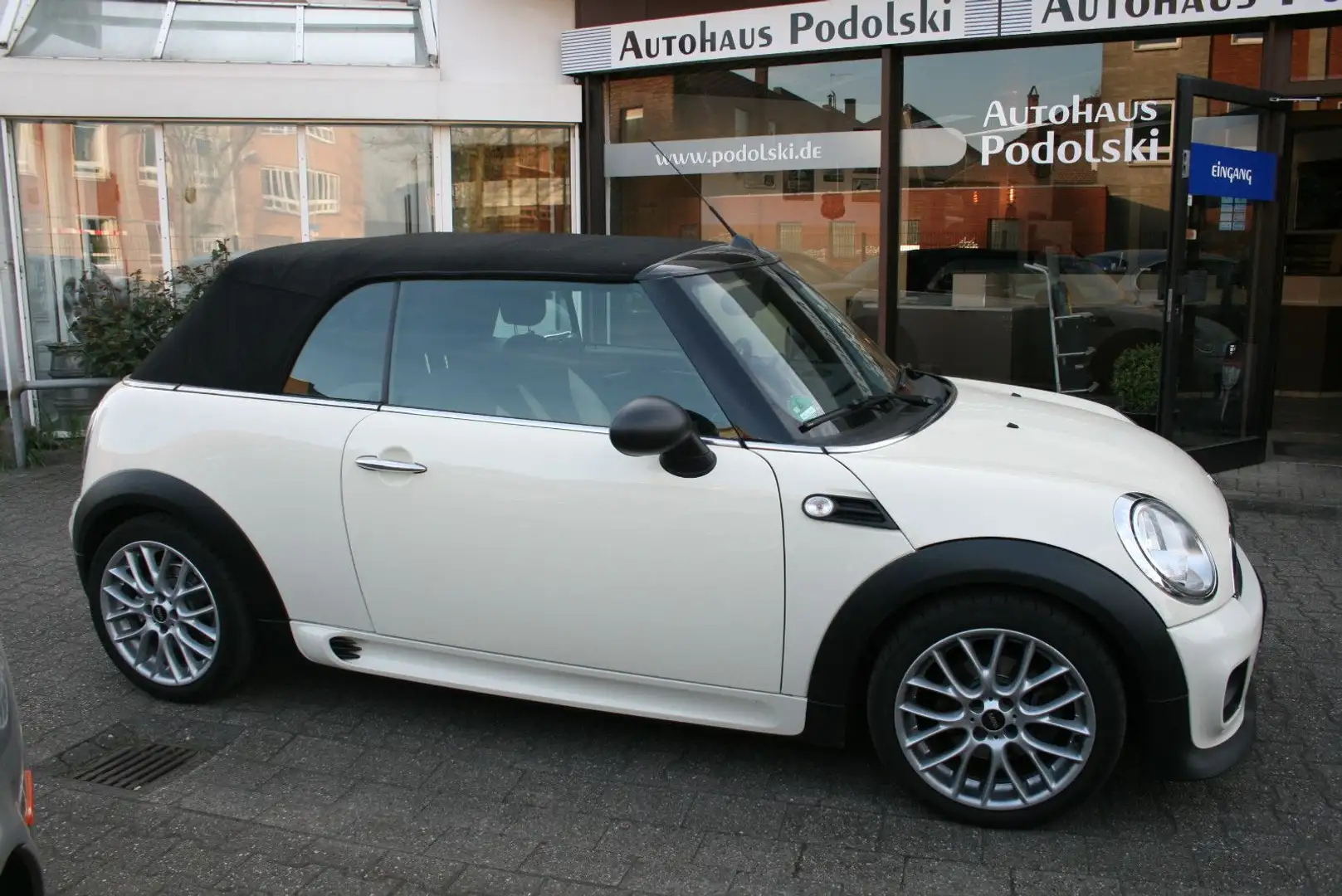 MINI John Cooper Works Cabrio | PDC| Klima| Tempomat Alb - 1