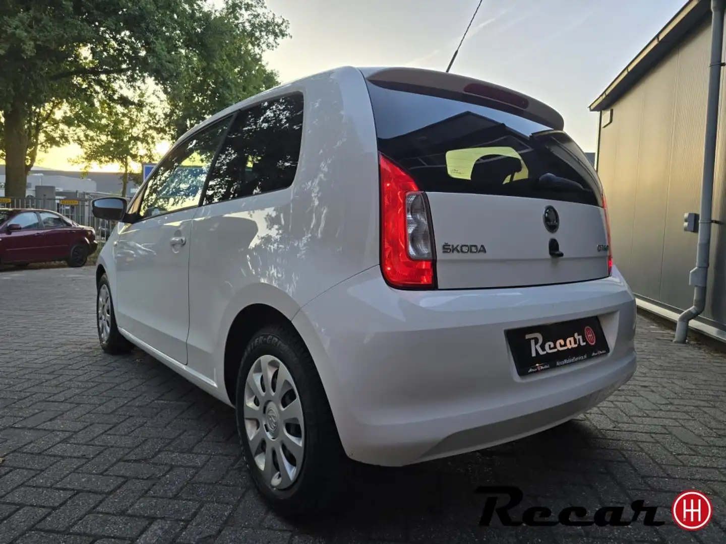 Skoda Citigo 1.0 Greentech Tour/Airco/Navi/Cruise/Mooi Wit - 2
