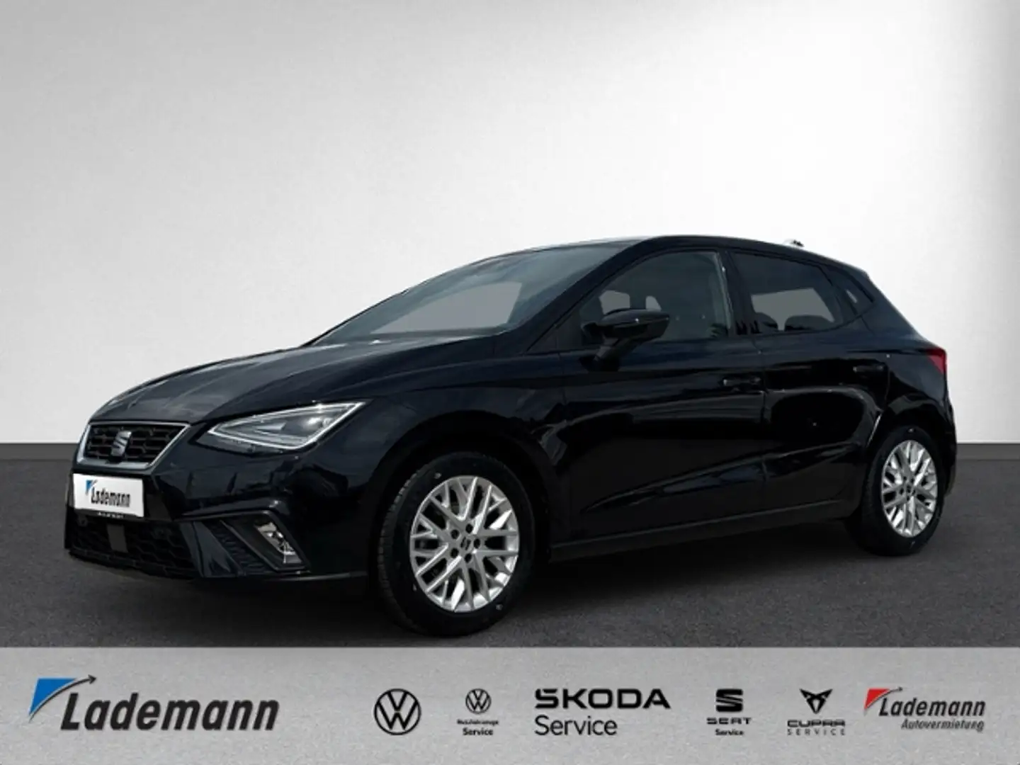 SEAT Ibiza 1.0 TSI FR LED+NAVI.+KLIMA+RFK+ACC+SHZ+PDC Noir - 1