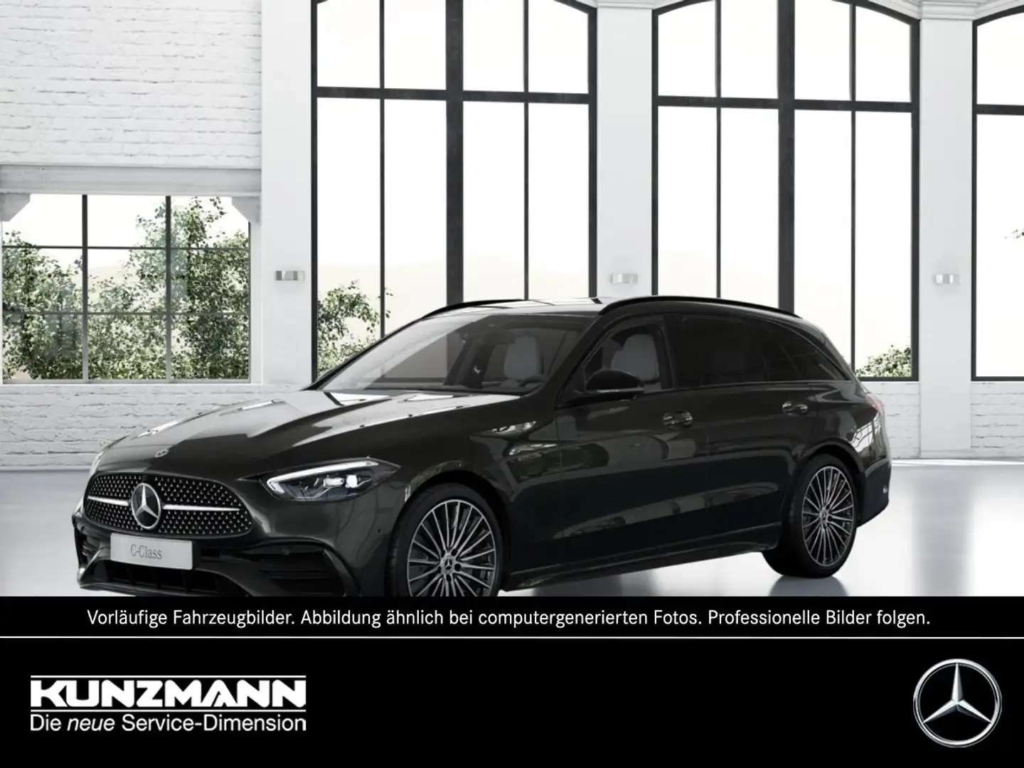 Mercedes-Benz C 220 d T-Modell AMG Night Navi Memory AHK 360° Grau - 1