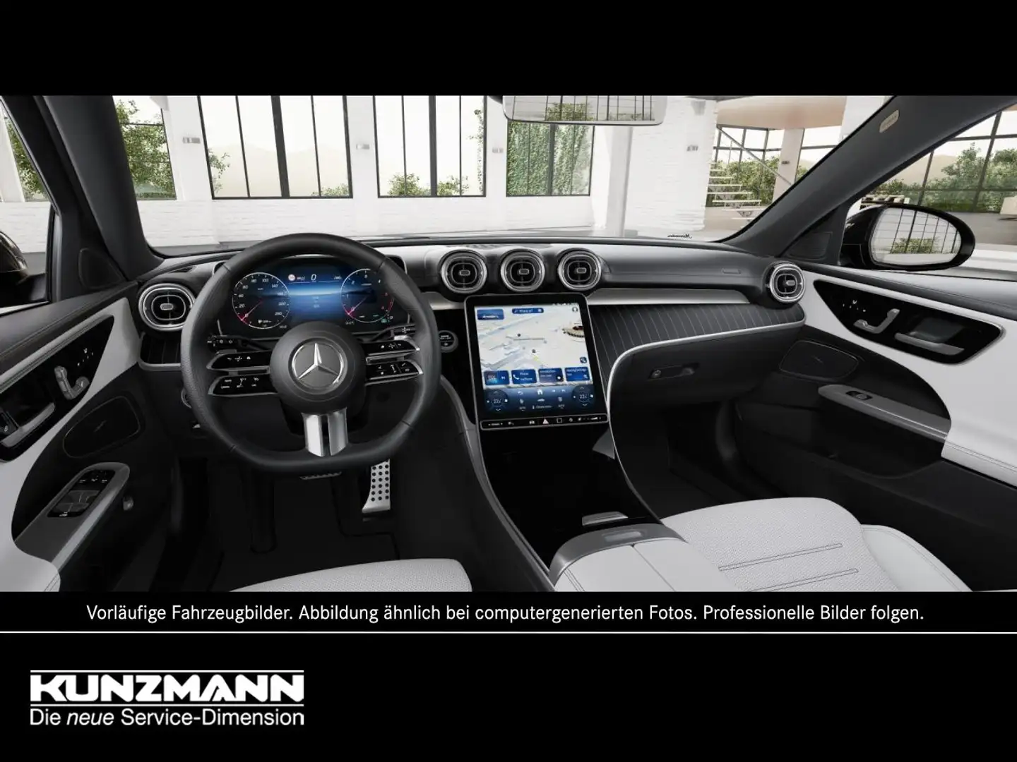 Mercedes-Benz C 220 d T-Modell AMG Night Navi Memory AHK 360° Grau - 2