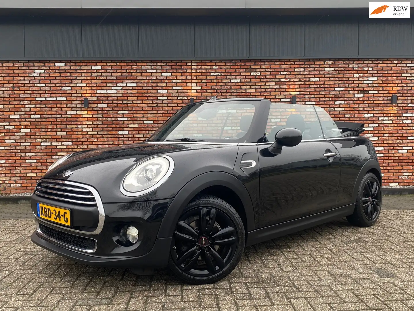 MINI One Cabrio Mini 1.2 Cruise Led Navi 17inch 110000km! Schwarz - 1