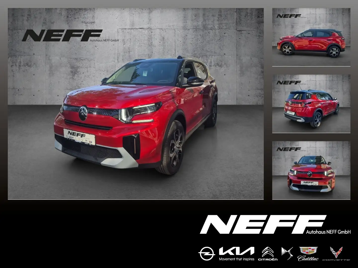 Citroen C3 Aircross I 100PS I PLUS KAM HUD SpurH LED Rot - 1
