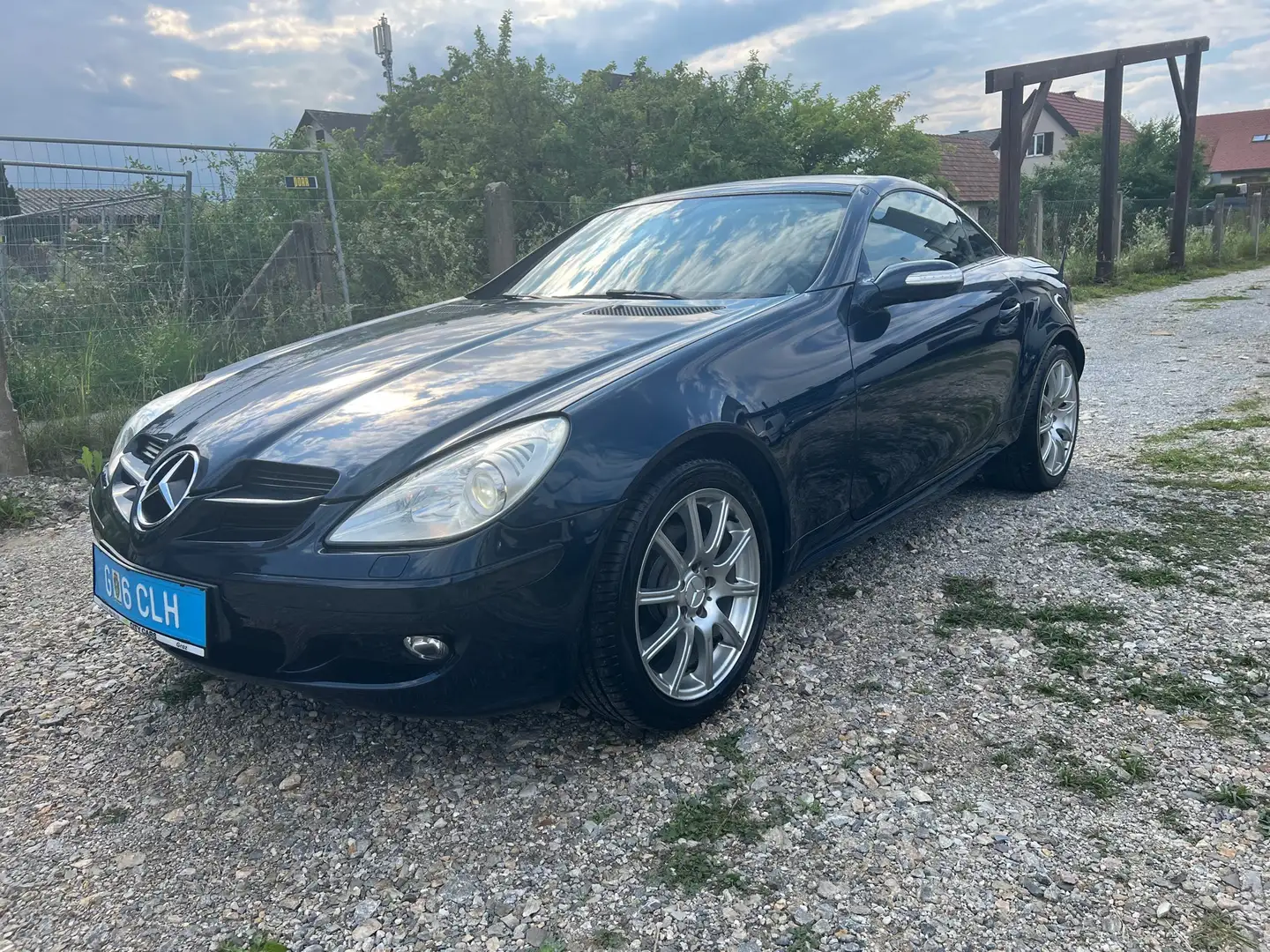 Mercedes-Benz SLK 280 ERSTBESITZ/ GUTEN ZUSTAND / KEIN ROST!! Niebieski - 1