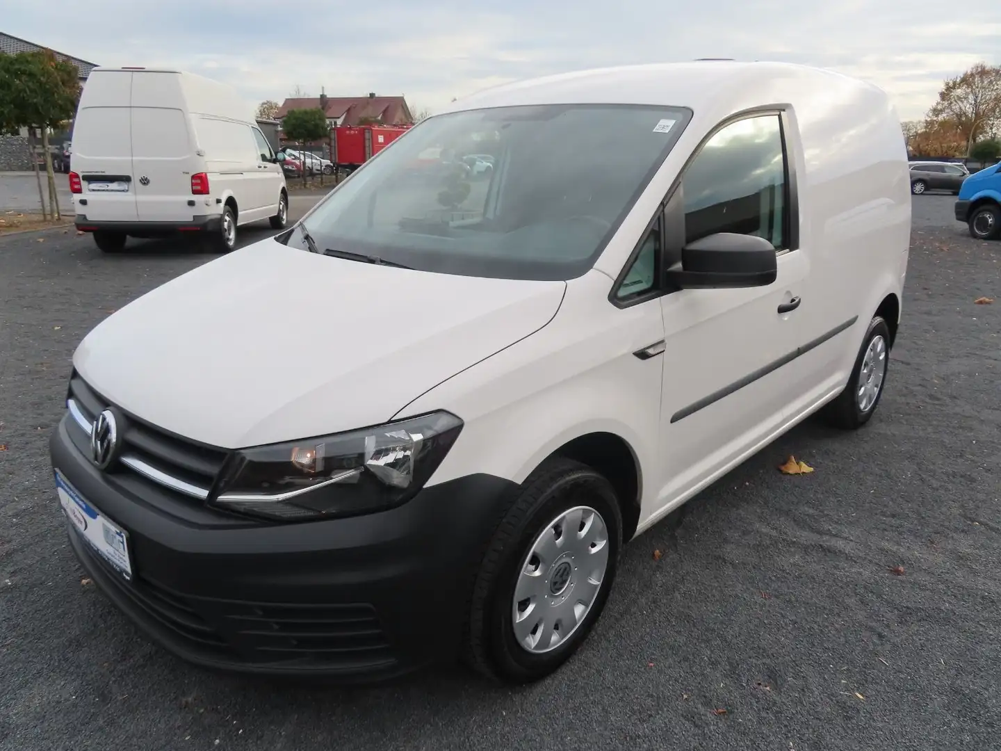 Volkswagen Caddy 2,0TDIEcoProfi Kasten Klima Sitzh AHK 1.Hd Blanc - 1