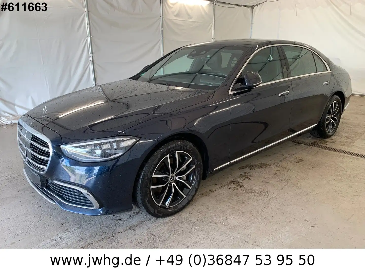 Mercedes-Benz S 400 4M Lang ChauffeurP Nappa Keyless Airmatic Blau - 1