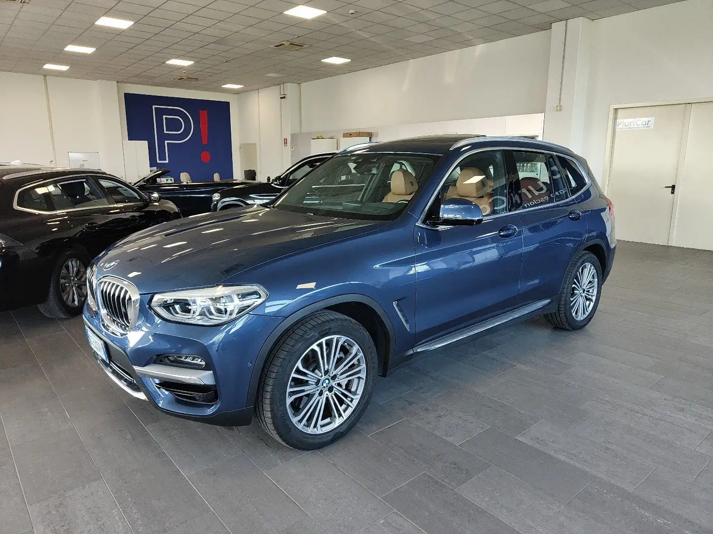 BMW X3 XDrive 30i Luxury Auto Tetto Navi Pelle Fari LED Blu/Azzurro - 1