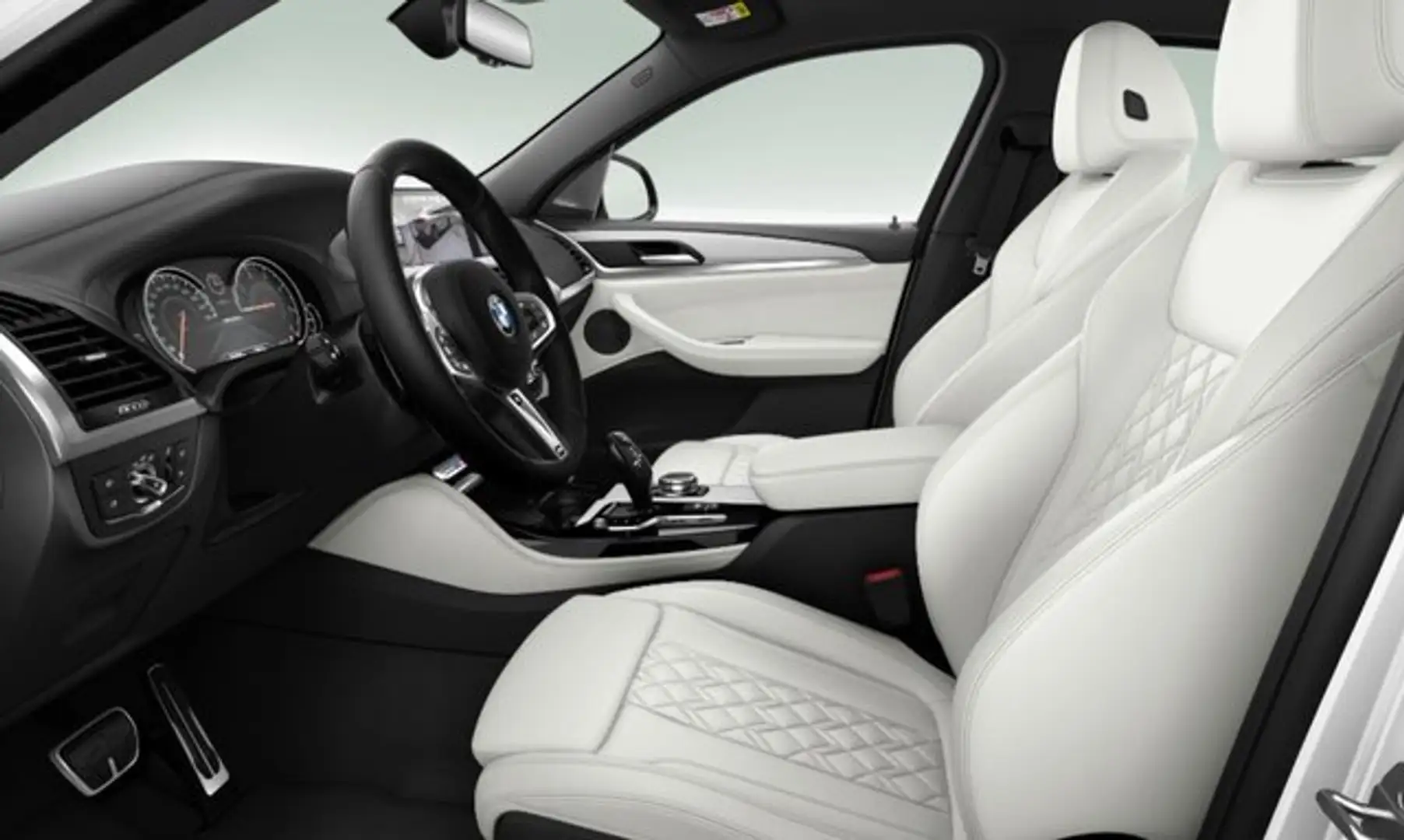 BMW X4 M40d Sport-Aut/HARMAN/KAMERA/PANORAMA/HUD/DAB/ Weiß - 2