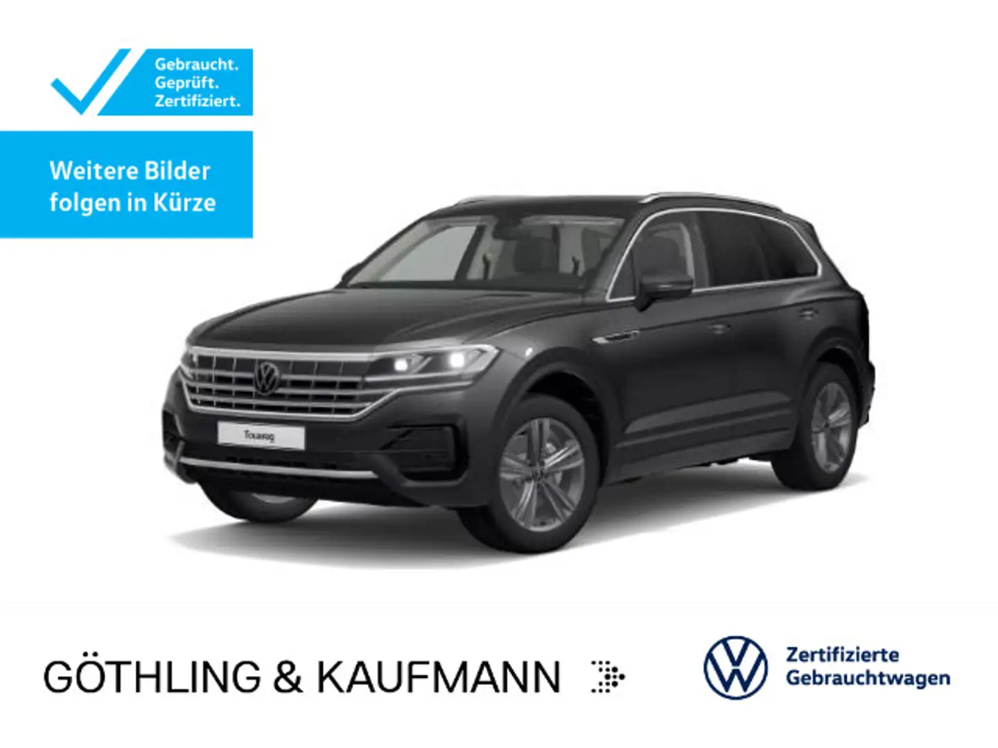 Volkswagen Touareg R-Line 4M DSG*NAVI*AHK*KAM*LUFT*LEDER*As Grau - 1