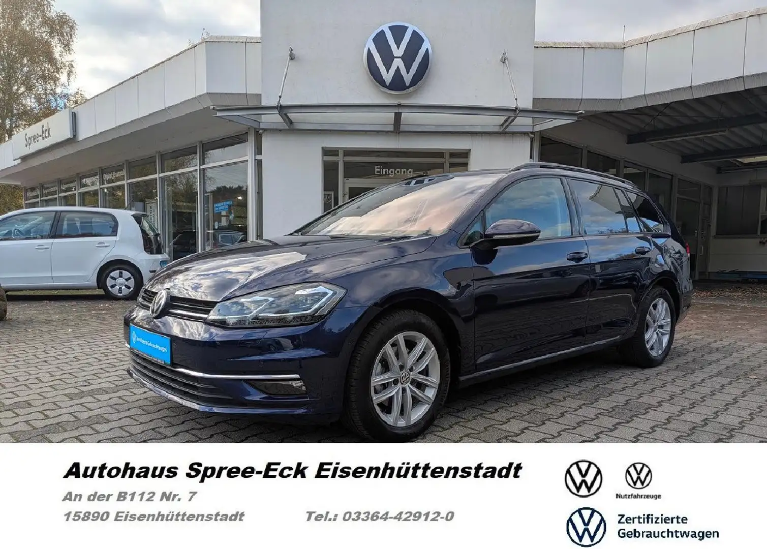 Volkswagen Golf Variant Golf VII Variant 1.6 TSI DSG *Navi,AHK,Kamera* Blau - 1