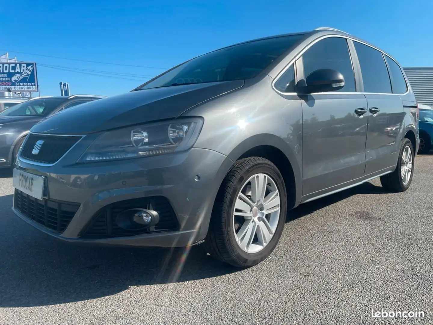 SEAT Alhambra 2.0 tdi 140 techside+ park assyst dsg 7 places Gris - 1