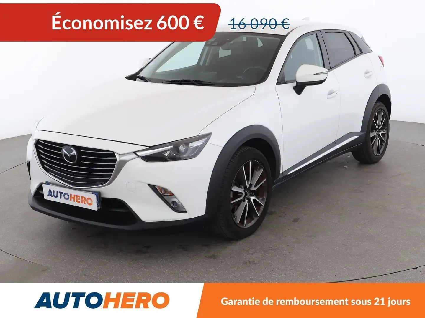Mazda CX-3 2.0 Skyactiv-G Selection Skyactiv-Drive Blanc - 1