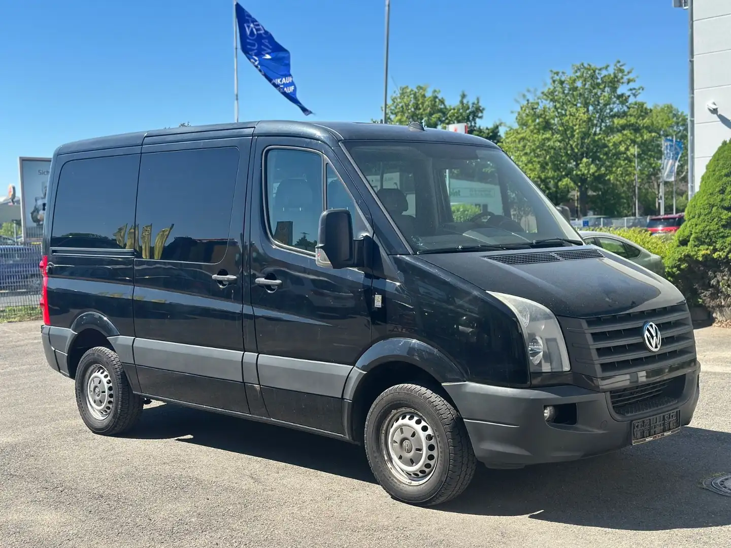 Volkswagen Crafter 9-SITZER SCHECKHEFT GEPFLEGT KLIMA ,AHK Schwarz - 2