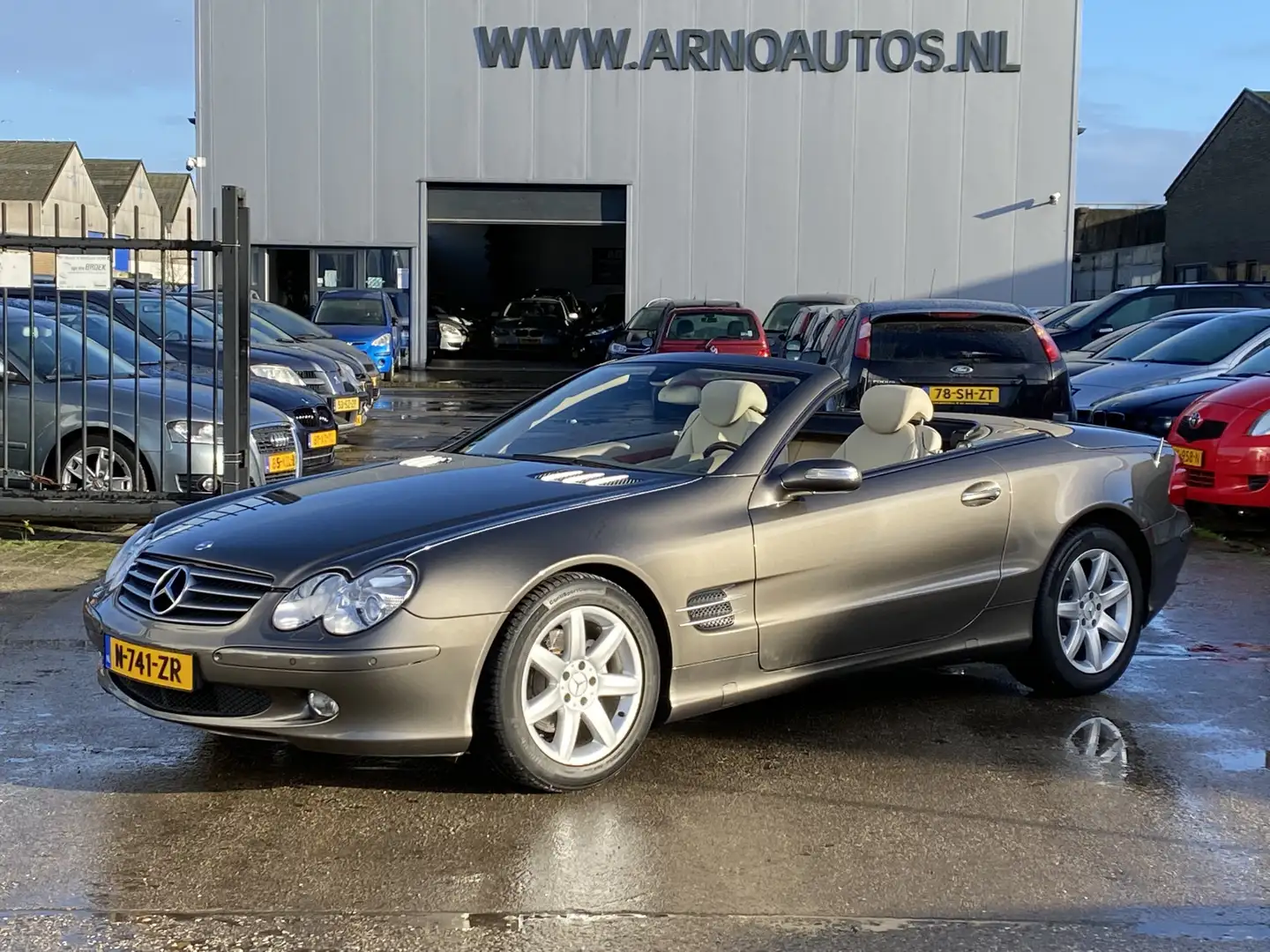 Mercedes-Benz SL 350 AIRCO(CLIMA), CRUISE CONTROL, LEDER INTERIEUR, STO Grau - 1