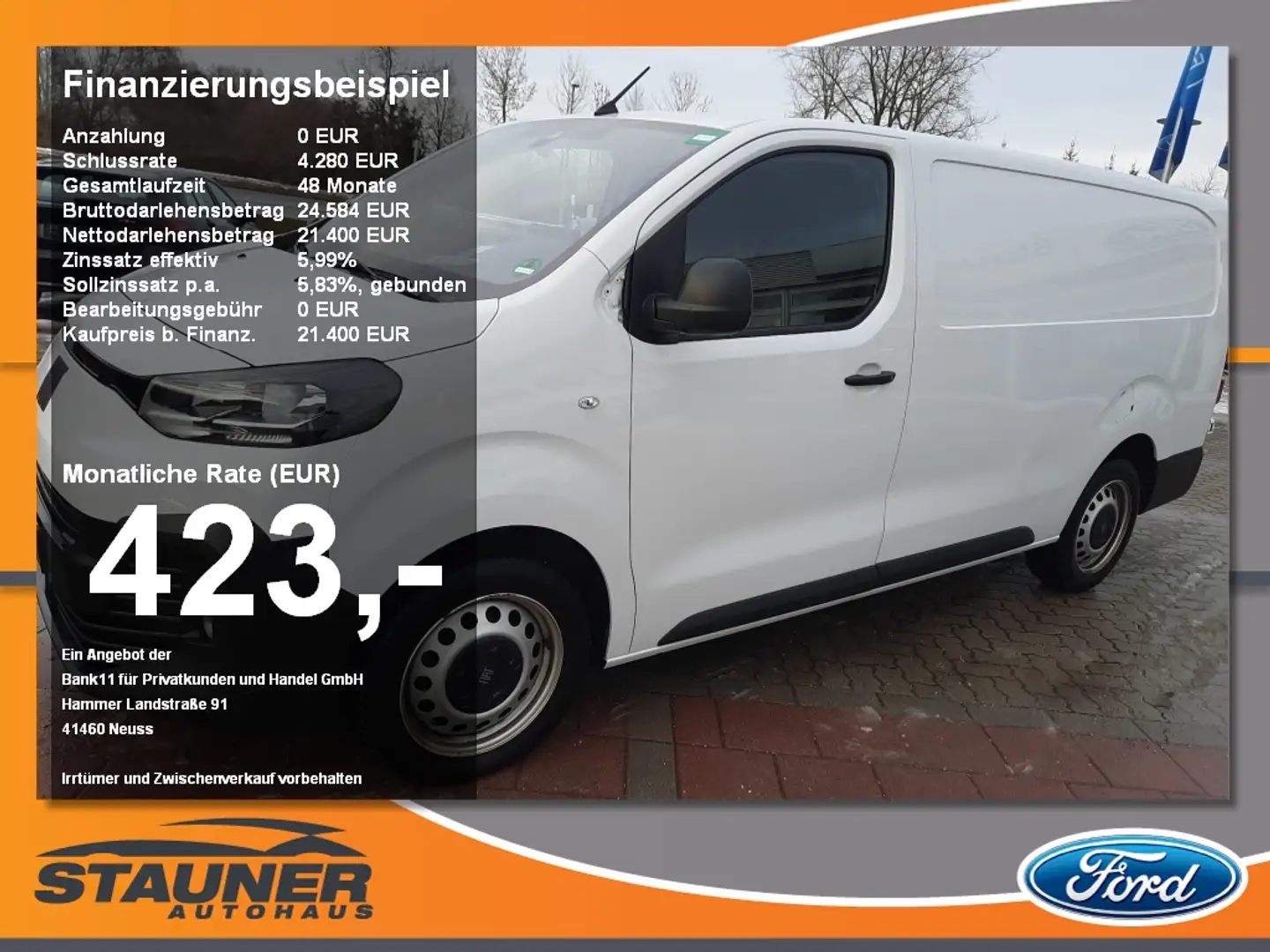 Fiat Scudo 2,0 Multijet 145 L3 Navi DAB Kamera Klima Blanc - 1