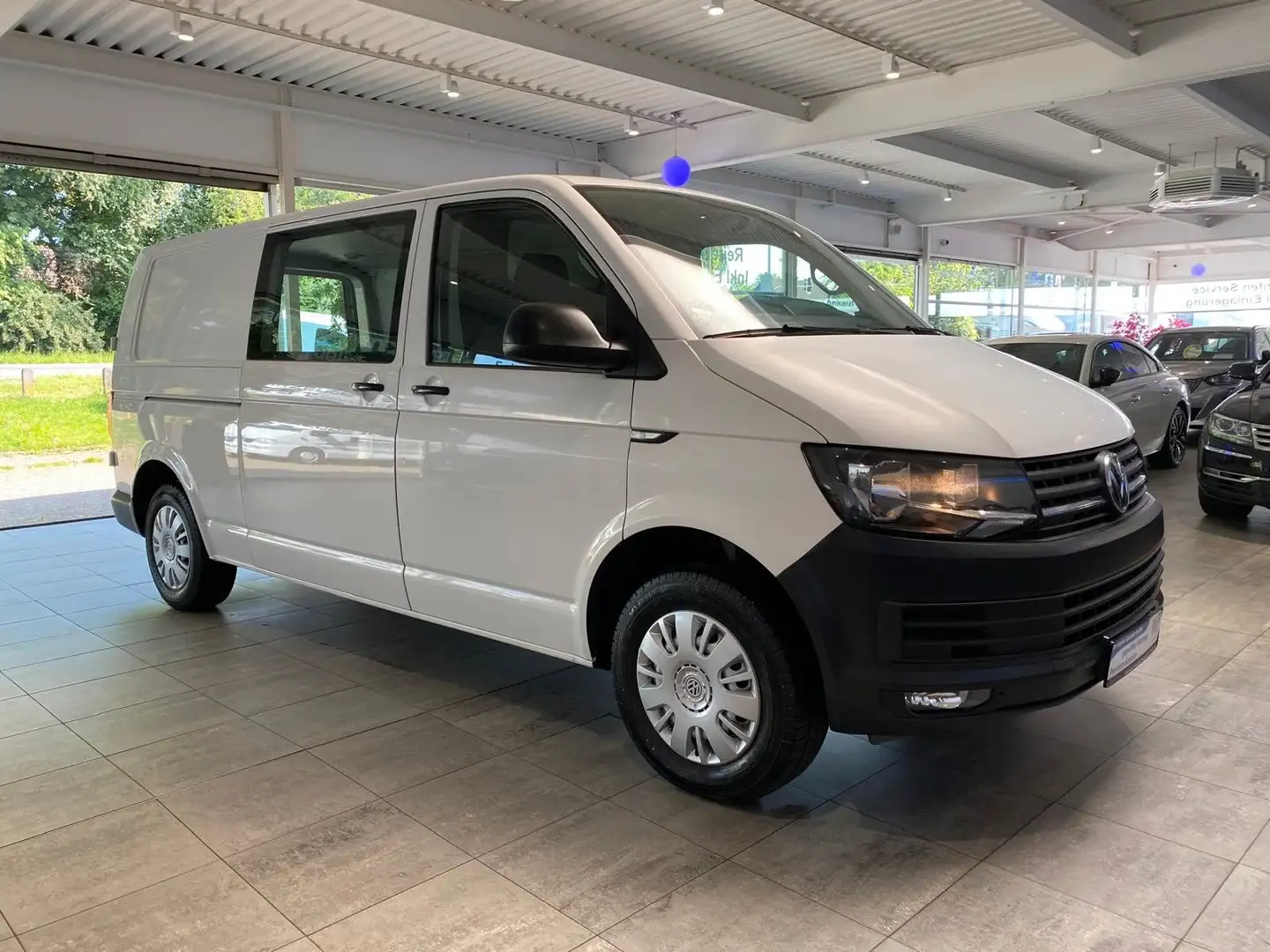 Volkswagen T6 Transporter Kastenwagen Lang*Garantie*AHK* Blanc - 1