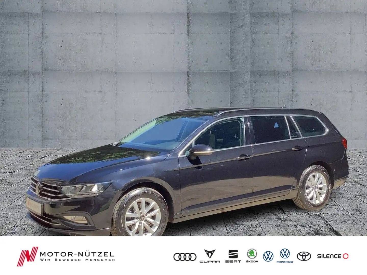 Volkswagen Passat Variant 2.0 TDI DSG LED+NAVI+ACC+AHK+PANO Schwarz - 1