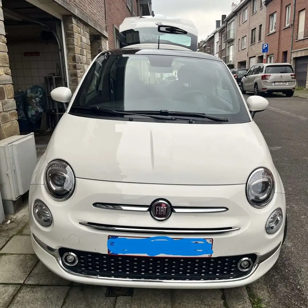 Fiat 500 500 1.0i MHEV Dolcevita Blanc - 1