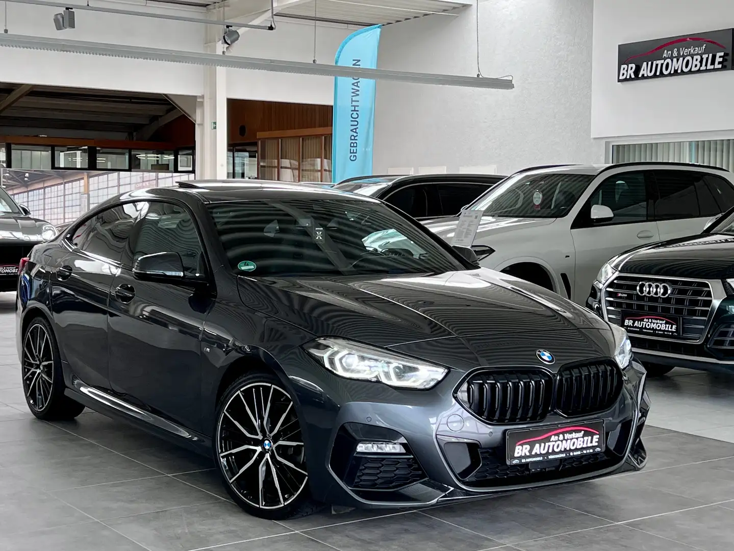 BMW 220 220 d M Sport*Head Up*LED*Gestik*Panorama*Leder Grijs - 1