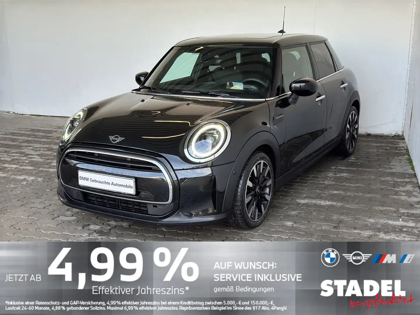 MINI Cooper Navi.LED.HuD.Pano.RFK.DriveAs.AppleCar Schwarz - 1