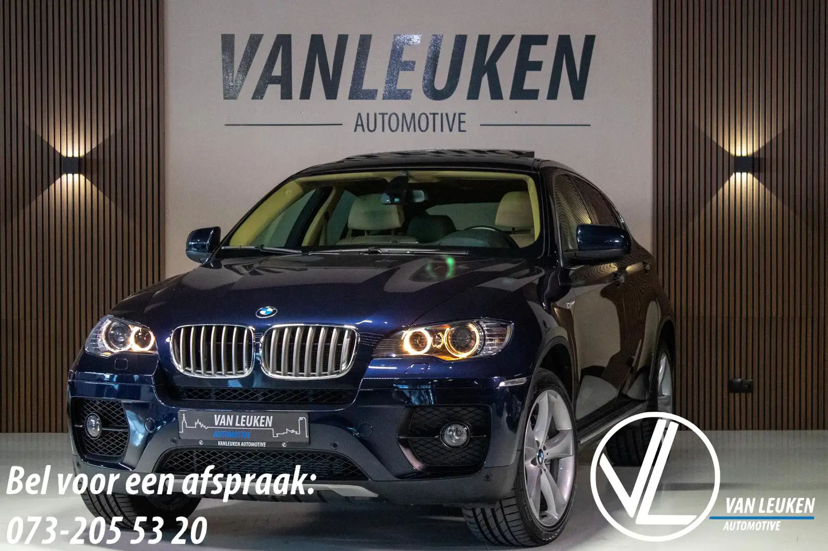 BMW X6 xDrive50i CarPlay 29.710 EX BTW Blauw - 1