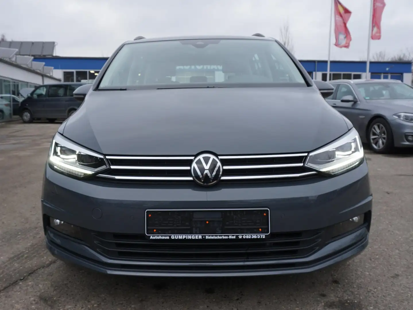 Volkswagen Touran 2.0 TDI SCR Comfortline ! LED ! Kurvenlicht ! 7 Si Gris - 2