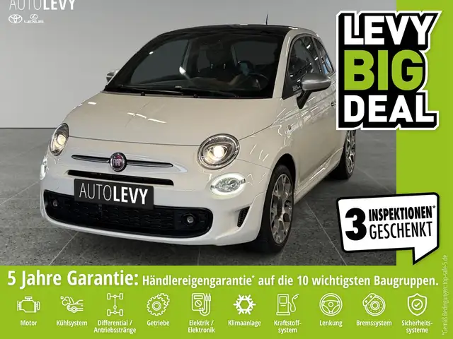 Fiat 500 1.2 RockStar Pano+CarPlay+PDC+Teilleder