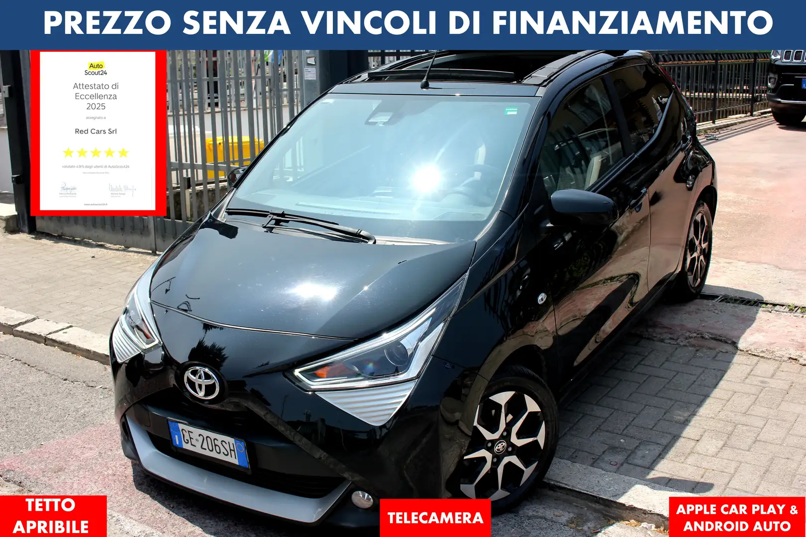 Toyota Aygo 1.0  TETTO *PREZZO VERO* UNIPRO' - 1
