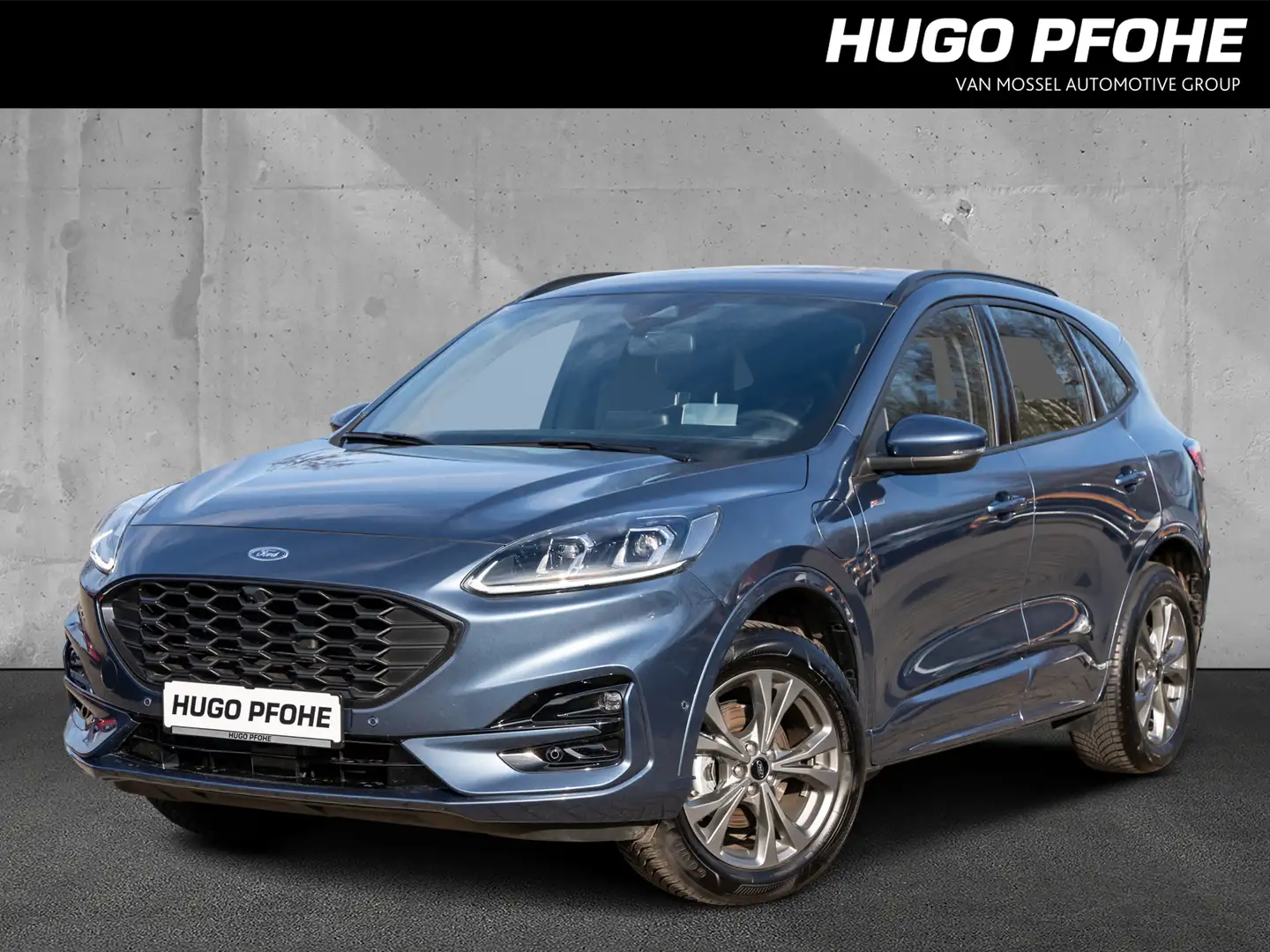 Ford Kuga ST-Line PHEV AHK ACC KAM NAVI LED WI-PKT Blau - 1