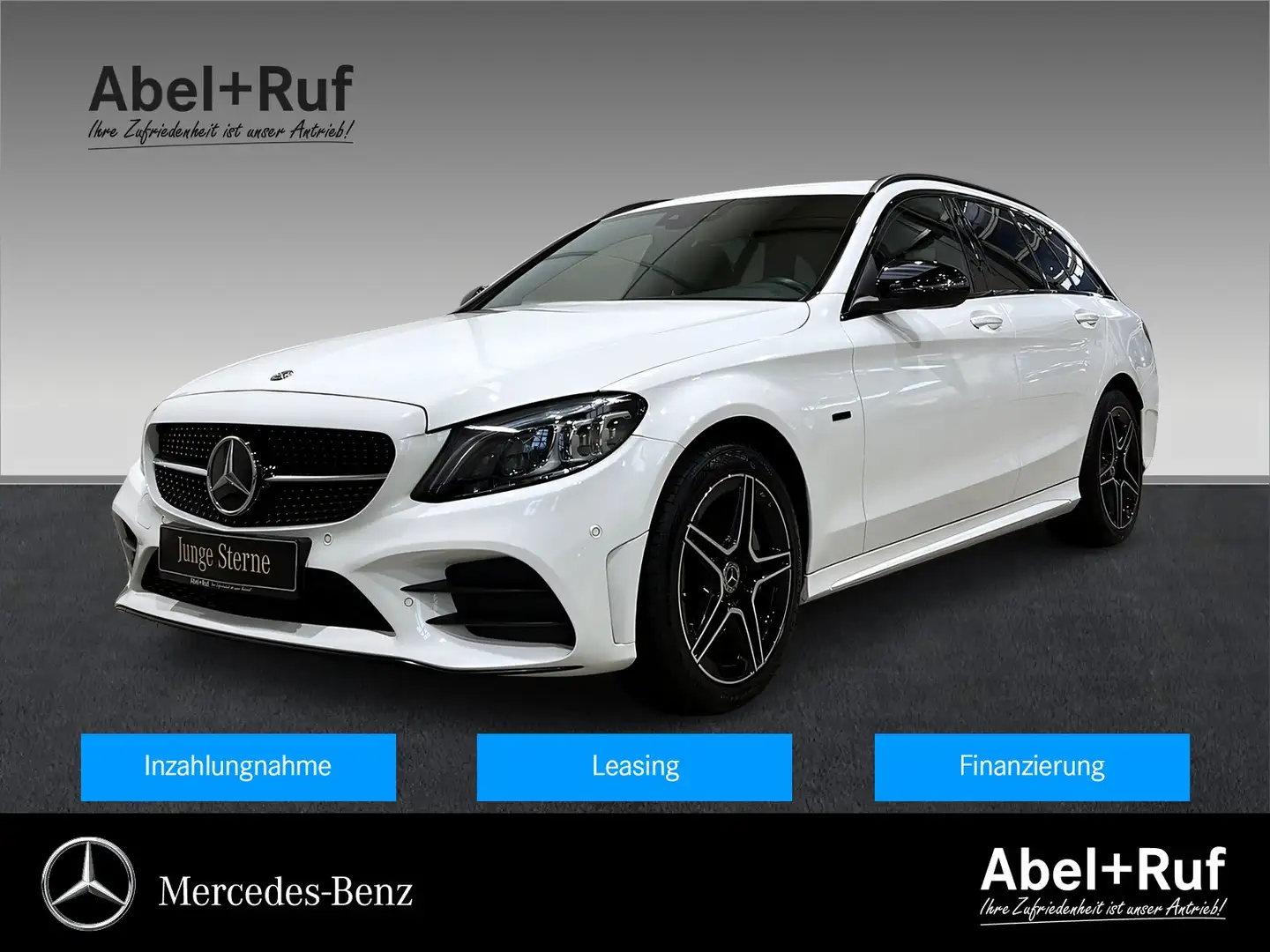 Mercedes-Benz C 300 e T AMG+MULTI+NIGHT+DISTRO+Kamera+TotW+AHK Weiß - 1