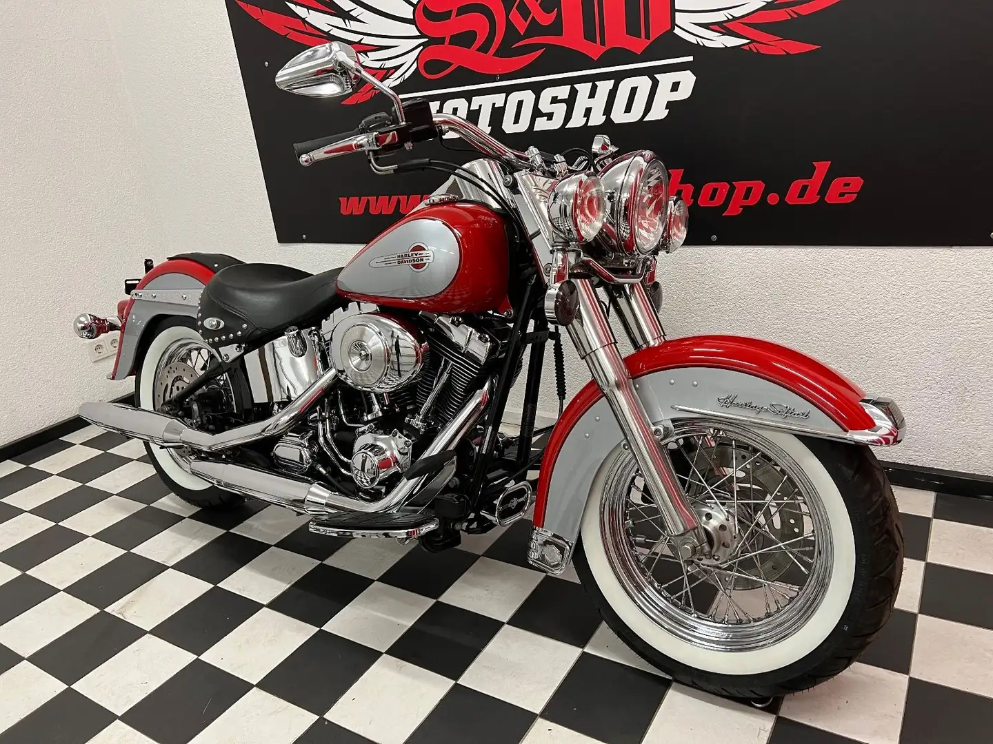 Harley-Davidson FLSTC Heritage Classic *Vergaser, 2 Tone* Red - 2