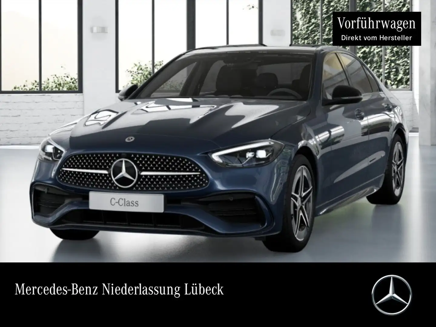 Mercedes-Benz C 400 e 4M AMG+NIGHT+PANO+AHK+LED+BURMESTER+KAMERA Blauw - 1