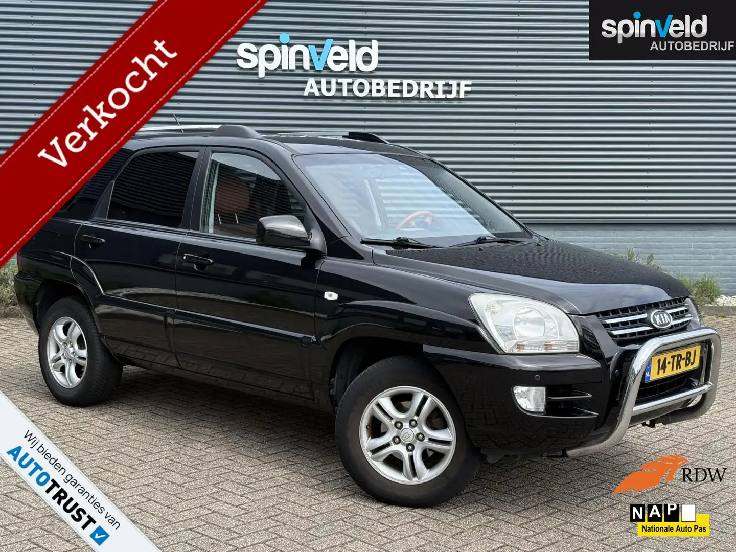 Kia Sportage 2.0 CVVT M-bition Bj`07 NAP NL Climate Cruise Trek Noir - 1