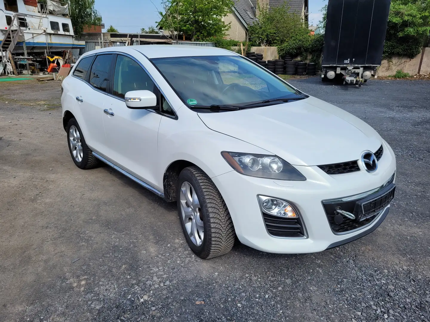 Mazda CX-7 4x4 Nicht fahrbereit Blanc - 1