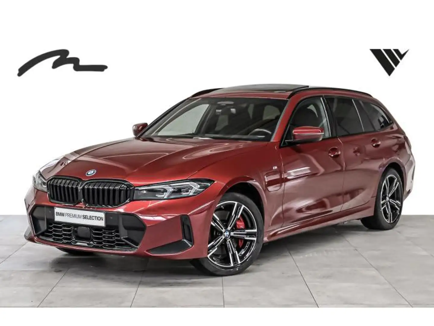 BMW 330 e xDrive Touring ! FACELIFT ! 2ans/jaar garantie Rood - 1