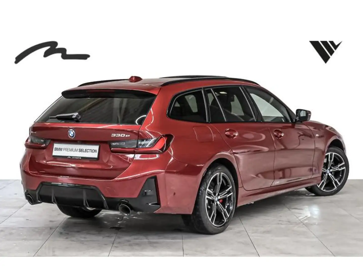 BMW 330 e xDrive Touring ! FACELIFT ! 2ans/jaar garantie Rood - 2