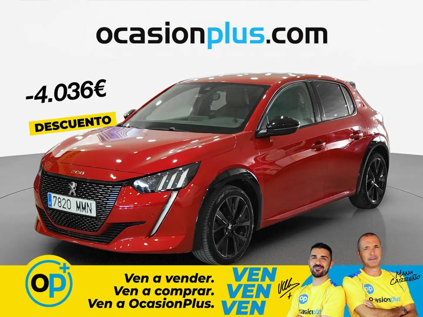 Peugeot 208 1.2 Puretech S&S GT EAT8 100 Rojo - 1