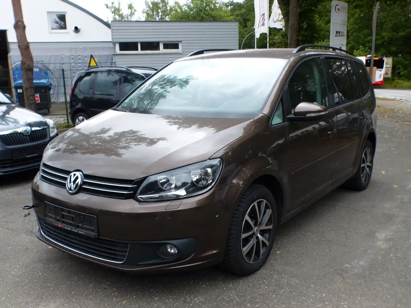 Volkswagen Touran 1.4 TSI Comfortline DSG 7Sz Shz Nav Klima Brun - 1