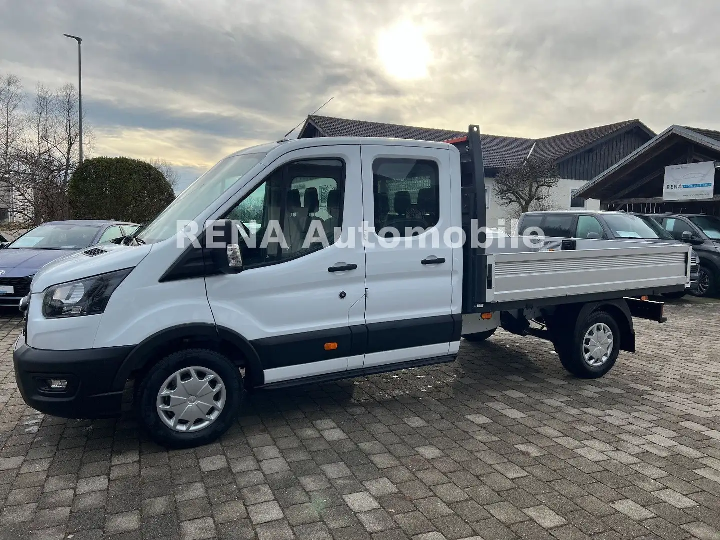 Ford Transit Pritsche 350 L3 Doka* Trend*Klima*Leder* Weiß - 2