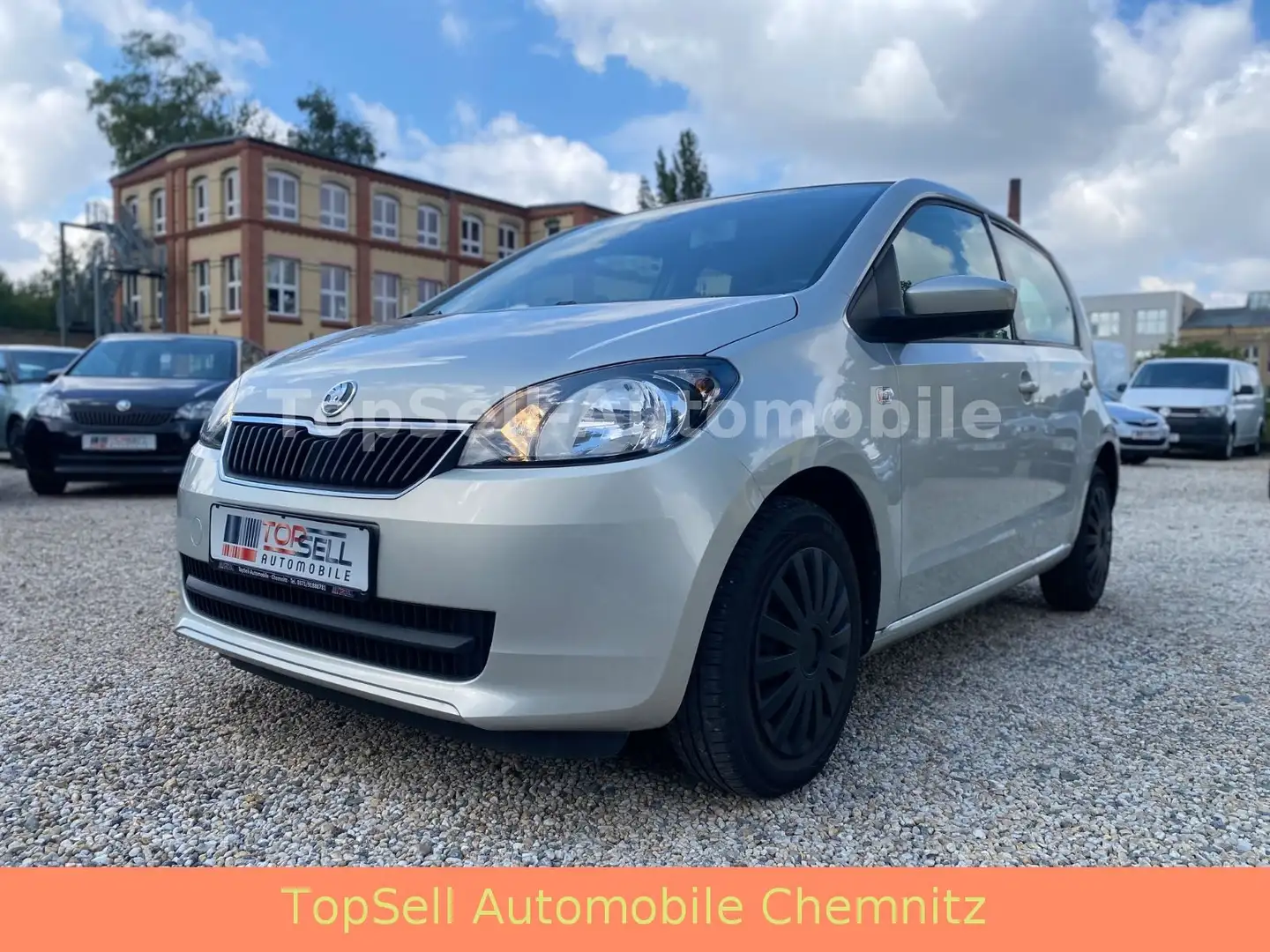 Skoda Citigo 1.0 MPI 44kW Automatik Ambition Klima Silber - 1