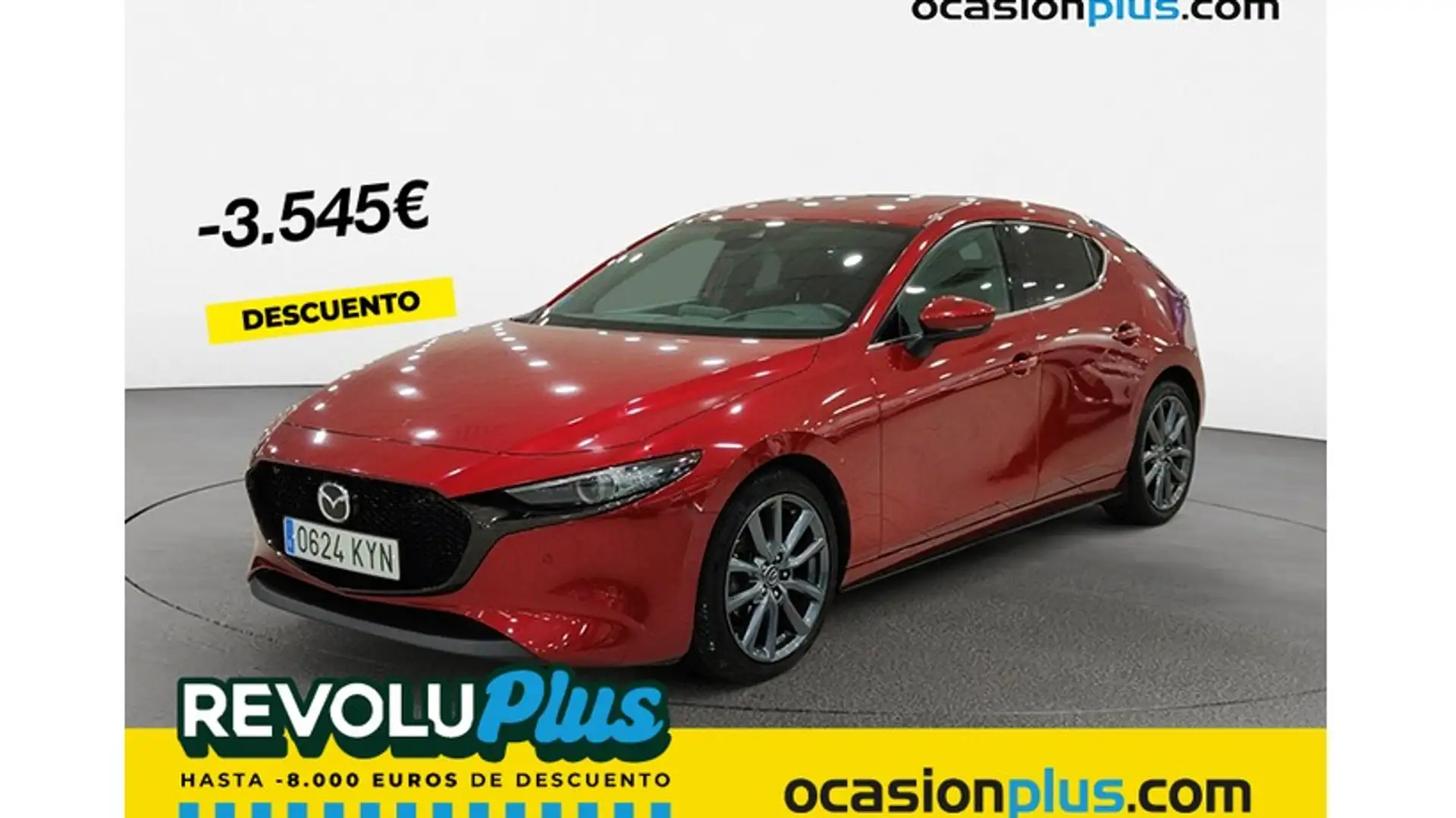 Mazda 3 2.0 e-Skyactiv-G Zenith 90kW Rojo - 1