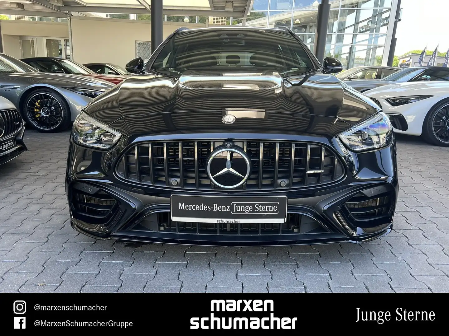 Mercedes-Benz C 63 AMG C 63 S E PERF T Drivers+Pano+Aero+Burm3D+HuD+AHK Negro - 2