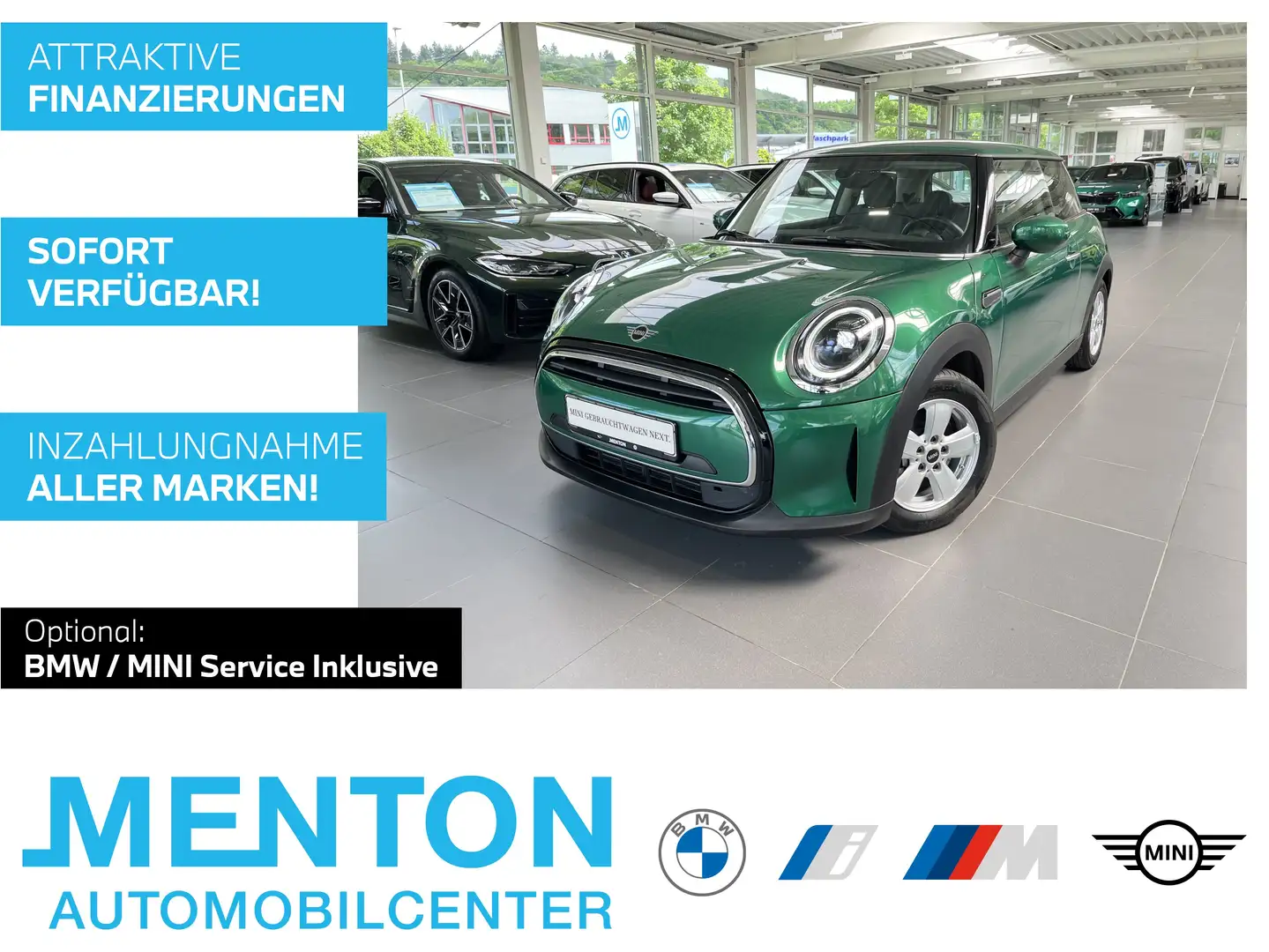 MINI One LED/Tempomat/Klima/Shz/PDC Groen - 1