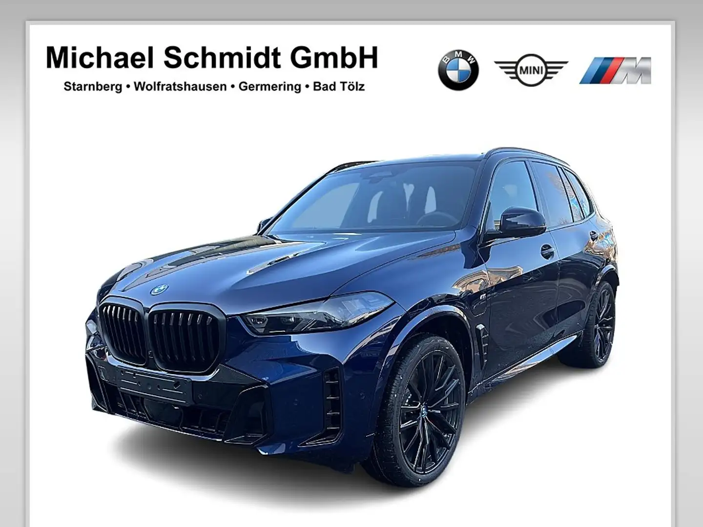 BMW X5 xDrive50e M Sportpaket Gestiksteuerung DAB Blauw - 1