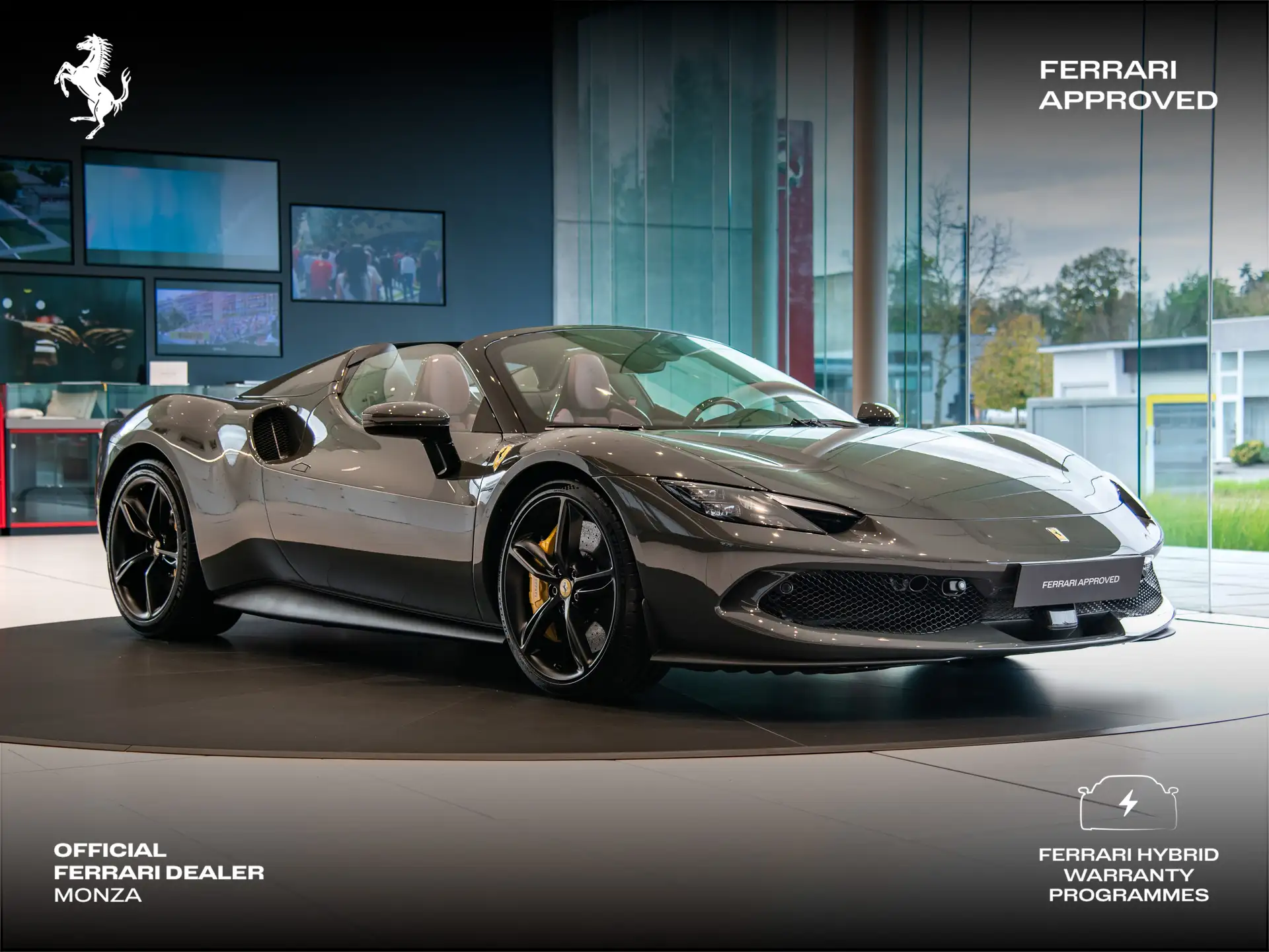 페라리 296 GTS 2025 블랙 사진 1