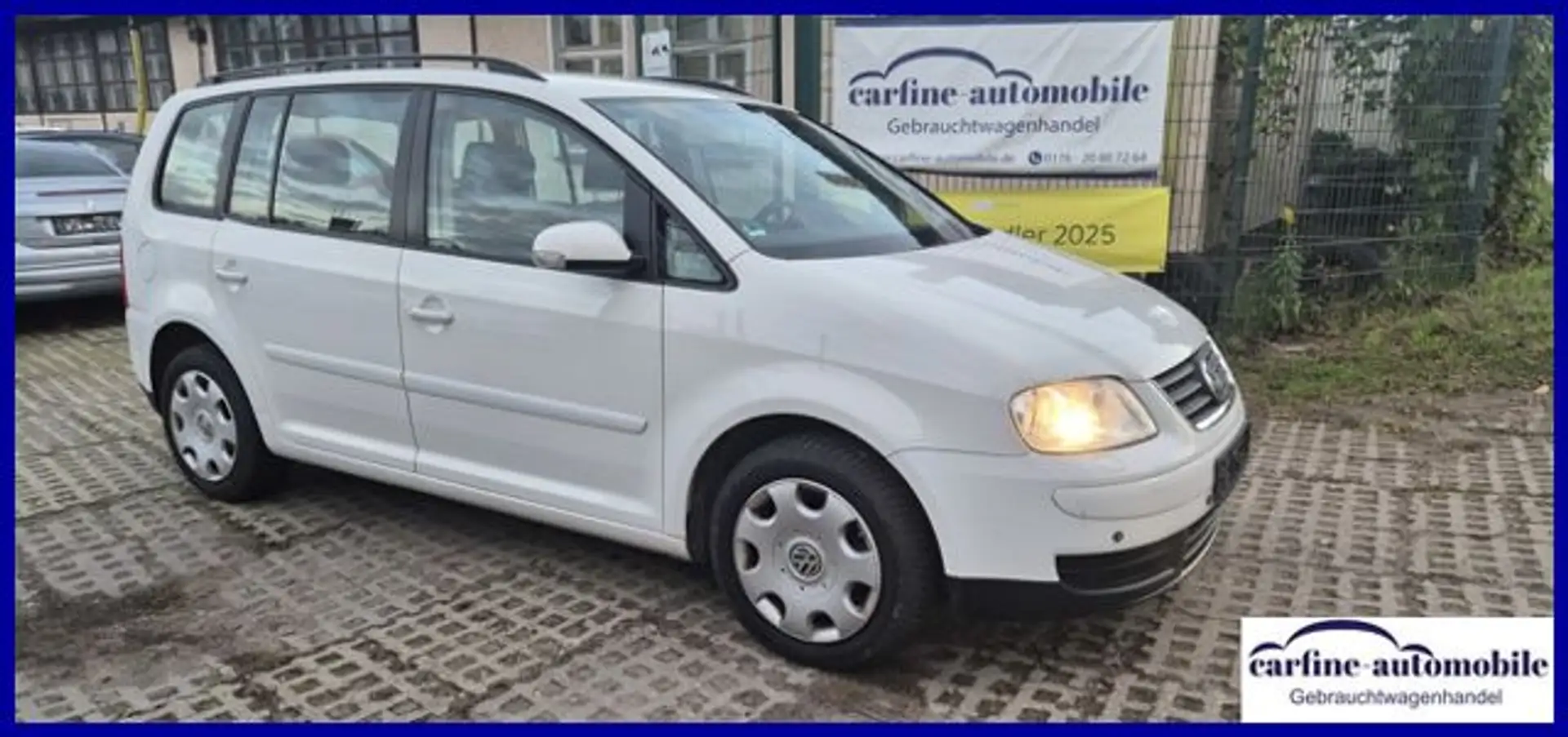 Volkswagen Touran 1.Hand Autom Navi PDC vuh HU+Insp. NEU Weiß - 2