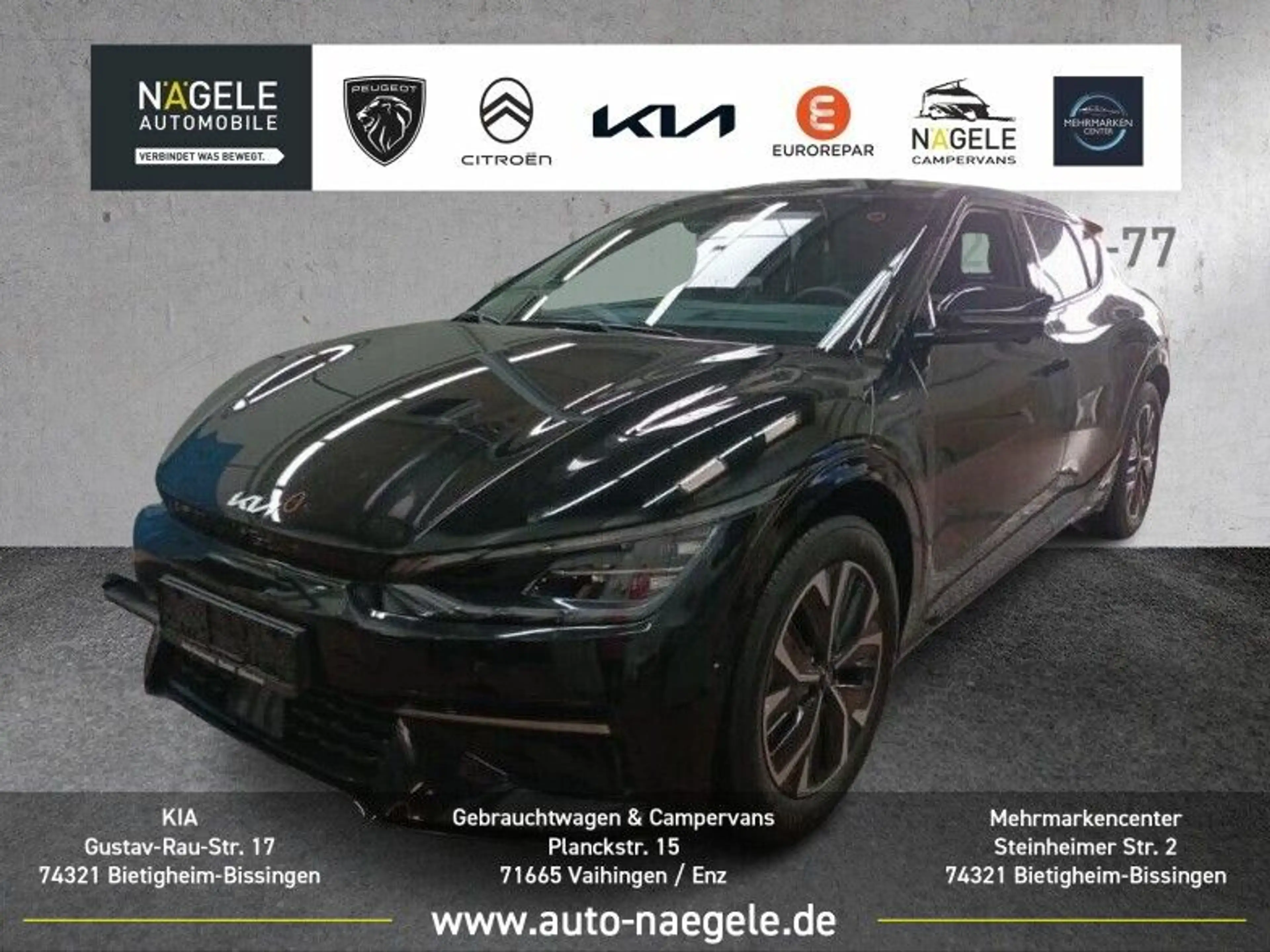 Kia EV6 77,4 kWh GT Line 4WD|NAVI+HuD+360°+MERIDIAN